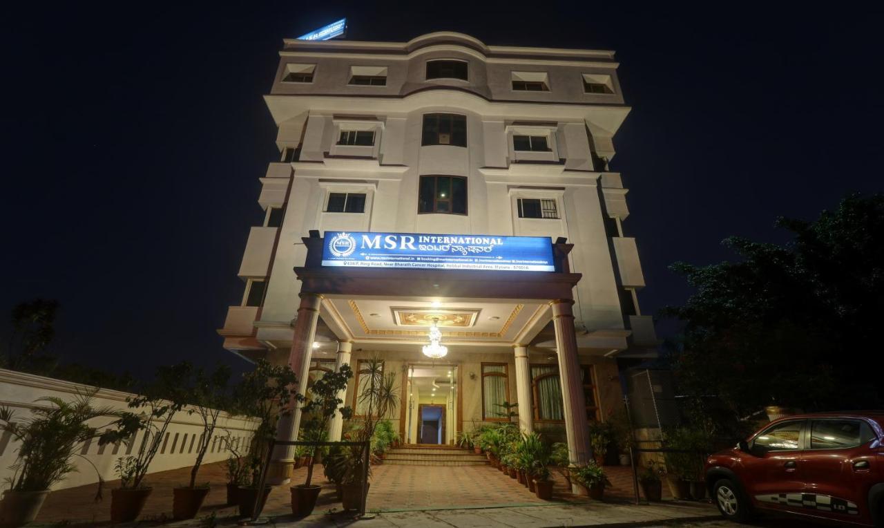 Treebo Trend Msr International - Hebbal Hotel Mysore Eksteriør billede